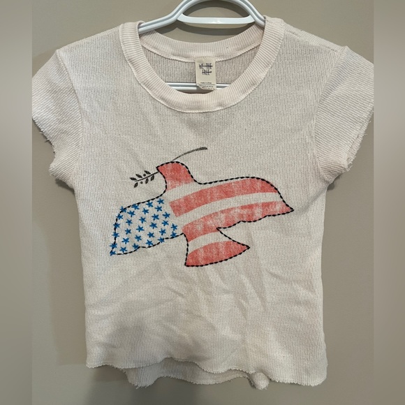 We The Free Tops - We the Free | Graphic Tshirt XS Eagle + American Flag